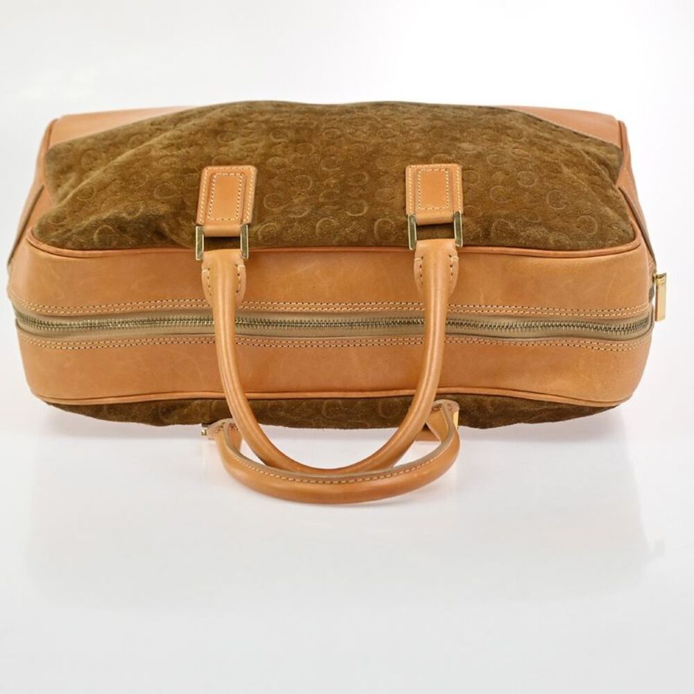Celine C Macadam Handbag Suede And Leather Brown Suede Handbag - Picture 12 of 16